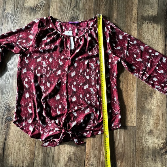 NWT Stitchfix West Kei Lightweighth Long Sleeve Top Size Small Blouse - Picture 10 of 13